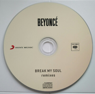 Beyonce - Break my soul. Remixes (CD, 12 tracks, Promo) 2022 | eBay