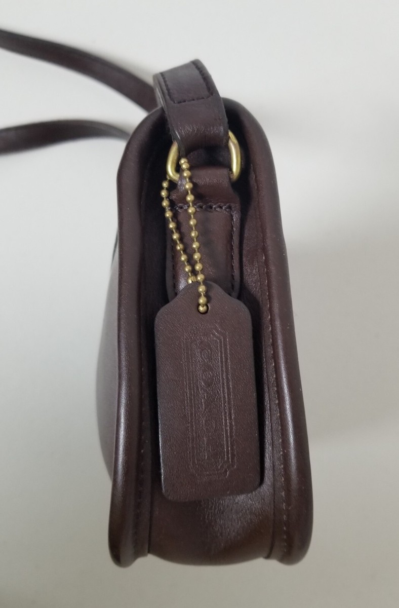 Vintage COACH #9031 Mahogany Leather 