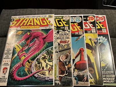 Strange Adventures Comic Lot  #s 232,234,237,239,241