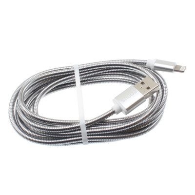 Metal USB Cable 6ft Charger Cord Power Wire Long Sync for Cell Phones