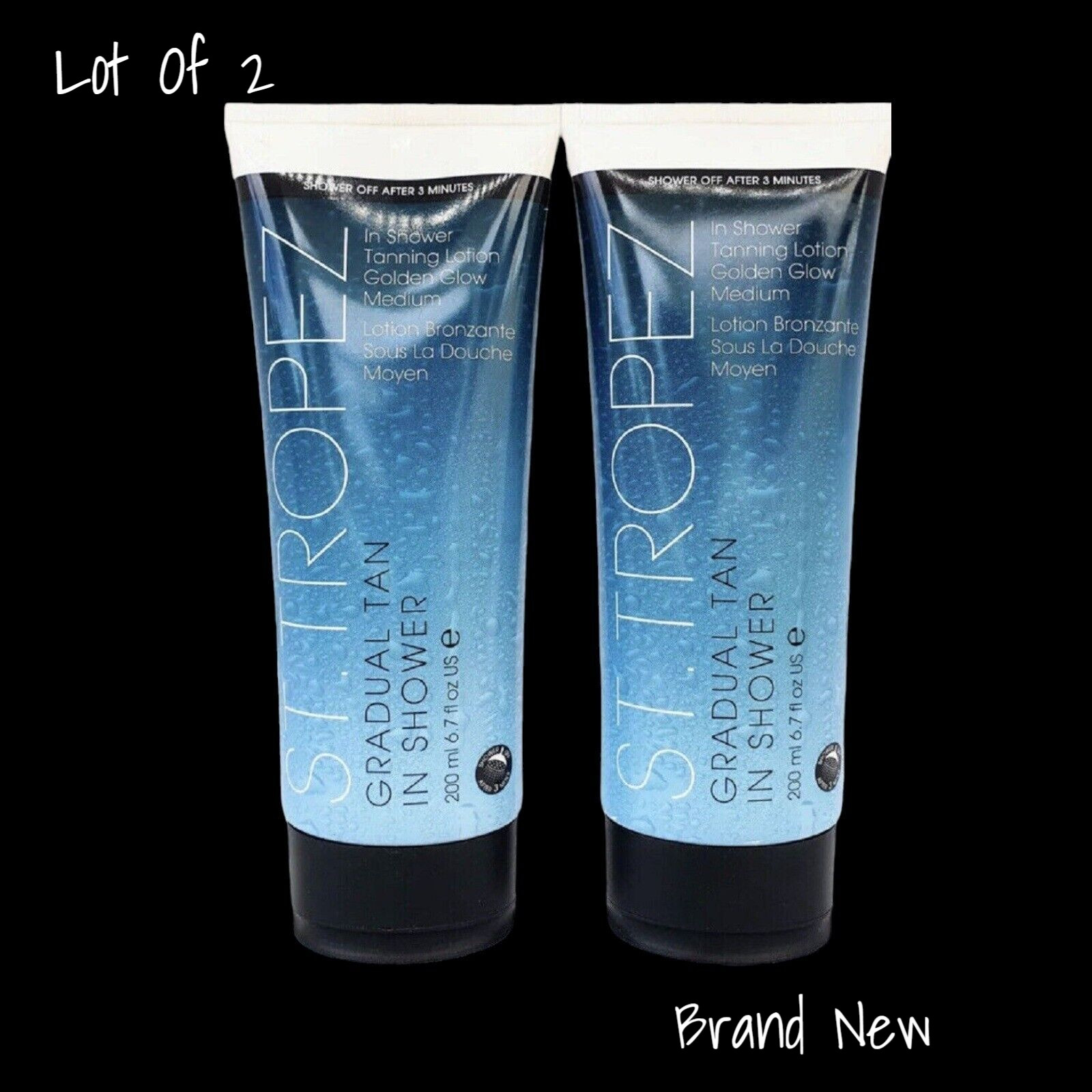 ST. TROPEZ Gradual Tan In Shower Tanning Lotion Golden Glow Medium 6