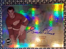 2010 UD THE CUP STANLEY CUP SIGNATURES GORDIE HOWE  # /50
