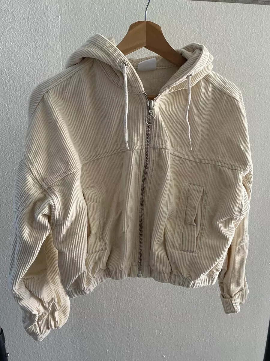 Bdg corduroy crop hooded jacket sales