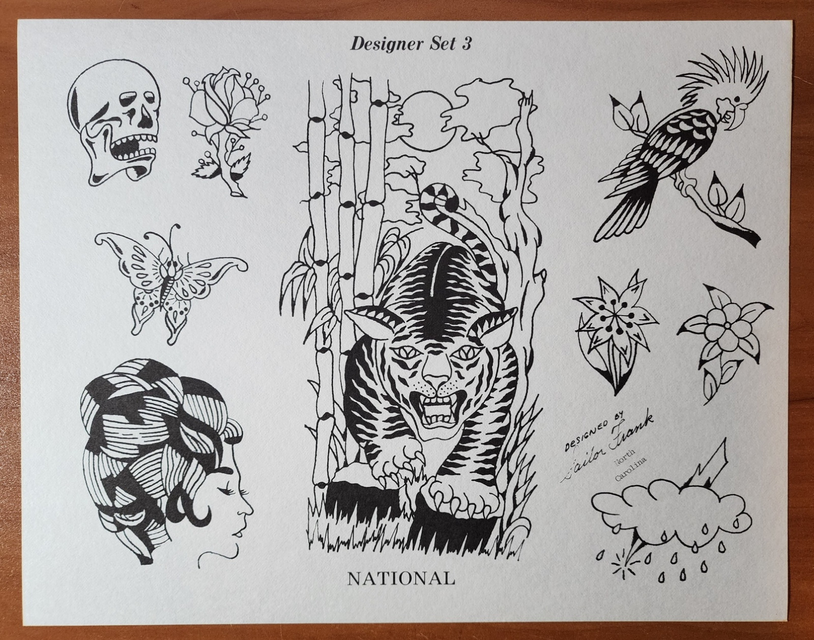 その他 National Tattoo Eagle Tattoo Machine National Tattoo Eagle Tattoo Machine TATTOO FLASH VINTAGE ORIGINAL