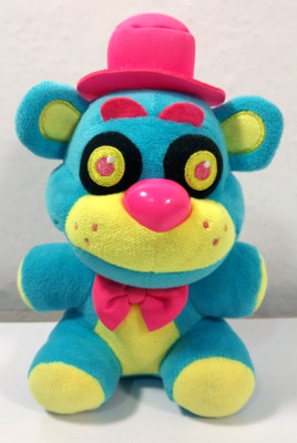 FNAF Freddy Blacklight Funko Five Nights at Freddys 2017 Blue Pink Yellow 8''