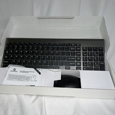 Joyaccess KB2US Graphite 2.4G Compact Wireless Keyboard And Mouse Used