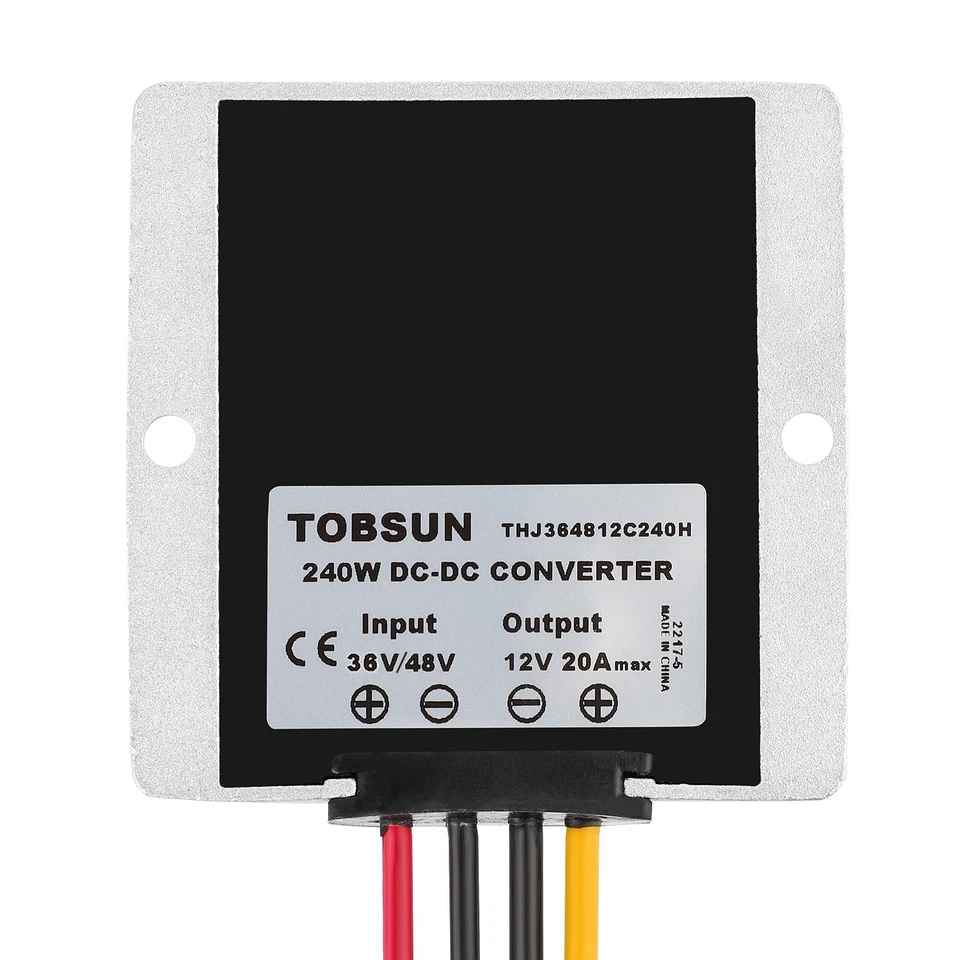 DC 48V 36V to DC 12V 20A 240W Converter Step Down Voltage Regulator Waterproof - Image 2 of 4