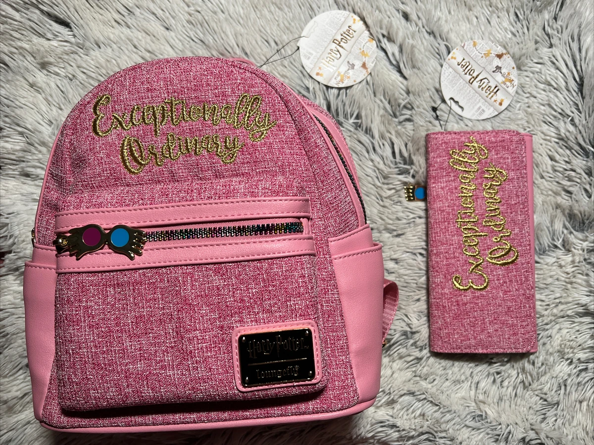 Rare Luna Lovegood Exceptionally Ordinary Loungefly Mini backpack And Wallet New
