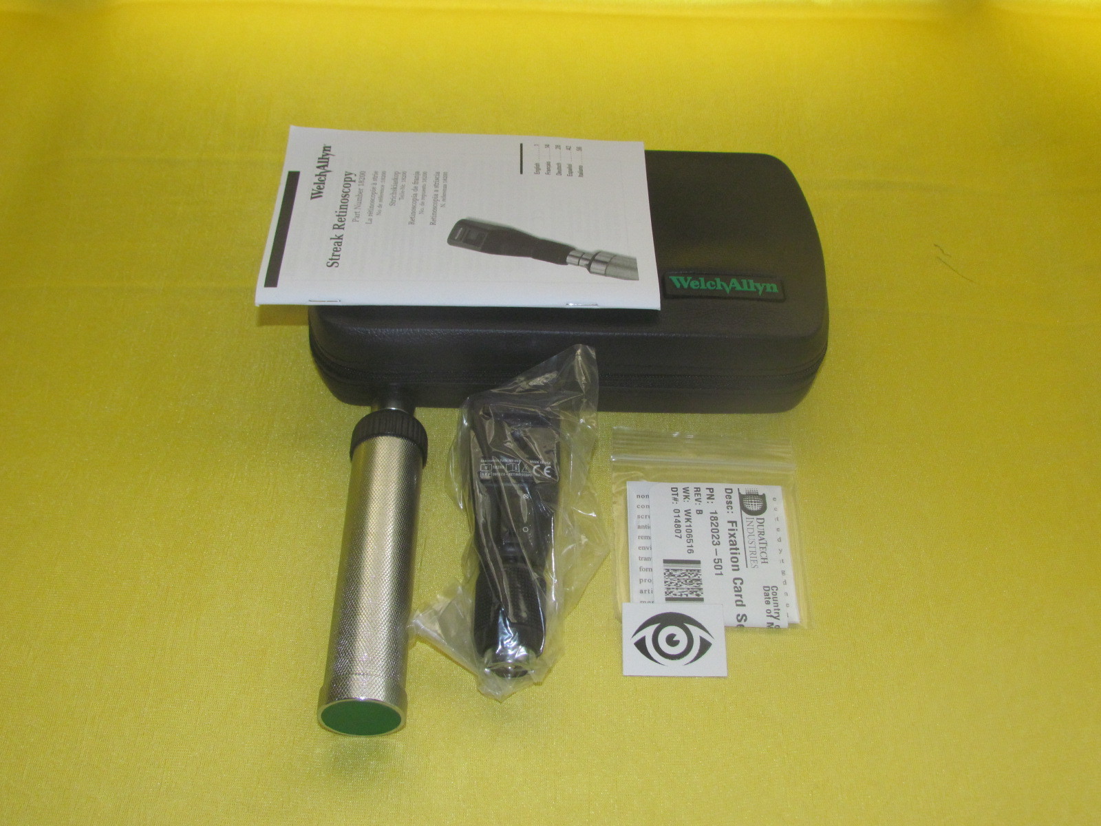 Welch Allyn 3.5v Streak Retinoscope Head with Custom Dry Handle 18240