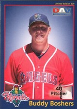 2010 DAV Cedar Rapids Kernels BUDDY BOSHERS RC TWINS 