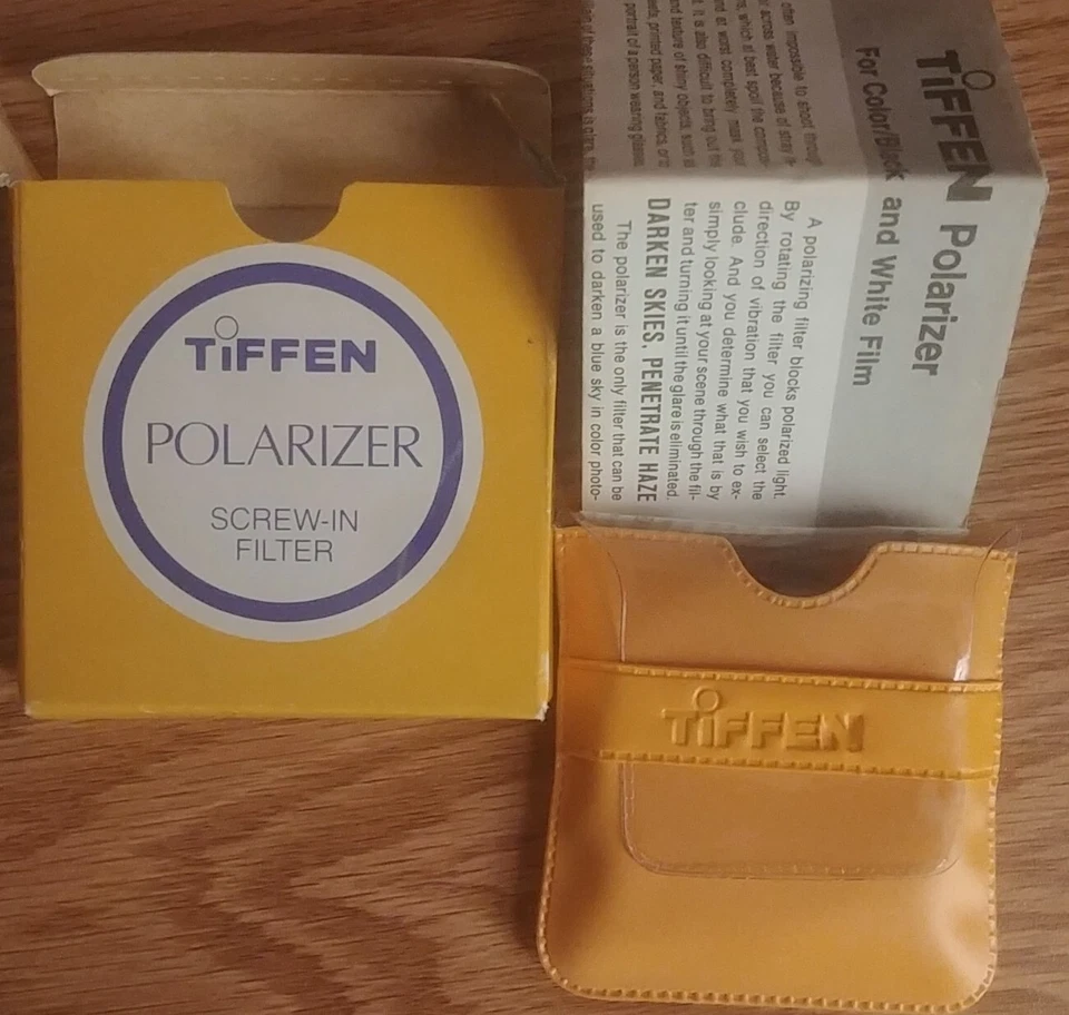 Tiffen 52mm Polarizer Screw-in Filter Made In Japan - Image 2 of 4