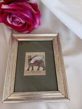 Quadretto Vintage Carta Papiro Opera Arte Modernariato Casa Salone Arredo 