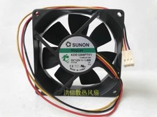 SUNON 8025 KDE1208PTV1 DC12V 1.6W 8CM 3-Pin Power Supply Cooling Fan