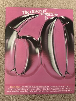 The Observer Magazine Is 60 8th September 2024 8/9/24 60th Anniversary Special