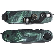 LEICA M6 0.72 FILM CAMERA ART SERIES REPAINTED SANDTONE FLAT MARBLE GREEN / CLAd