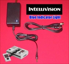 AC Adapter W/LED + 6Ft AV Cable + RF TV Adapter for Mattel Intellivision II NEW