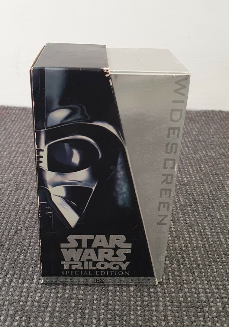 🔶️STAR WARS TRILOGY SPEC. ED. DARTH VADER VHS BOX SET VIDEO