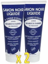 Marius Fabre - SAVON NOIR LIQUIDE à l'HUILE d'OLIVE - Nettoyant Multi-Usage X 2
