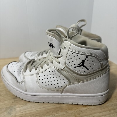 New Nike Men's Size 7 Air Jordan Access Basketball Jumpman White AR3762-100