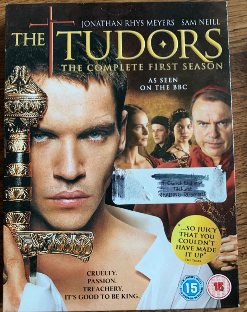 Tudors Season 1 DVD Box Set Royal Crown Henry VIII British TV Drama Series