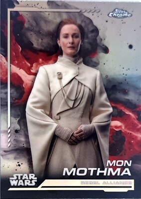 2024 Topps Chrome Star Wars Refractor SP #8 Mon Mothma Genevieve O'Reilly