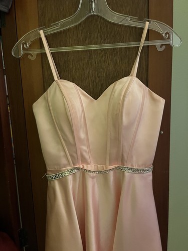 Girls Semi-Formal,Pink dress, A-line,Straps,Size 2,quince,wedding,holiday - Picture 12 of 17