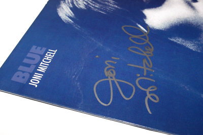 JONI MITCHELL サイン入り　レコード JONI MITCHELL SIGNED 'BLUE' ALBUM VINYL RECORD LP PROOF BECKETT