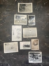Vintage Lot Of 9 Black White Photos From 1920s, 30s History Family-Free Ship