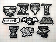 Crust Punk Vinyl Sticker Lot 10 Stickers SET 4 anarcho grindcore hardcore oi 
