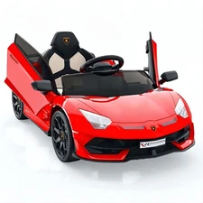 12V Ride on Car for Kids Electric  Lamborghini SVJ Licensed Remote Control Toys
