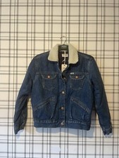 Wrangler Sherpafriend Jacket - Women Size Xs -blue Demin - New With Tags
