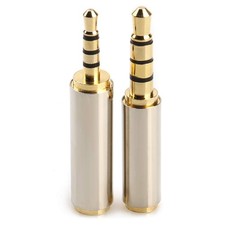 LEOU 3.5mm Male to 2.5mm Female and Audio gold