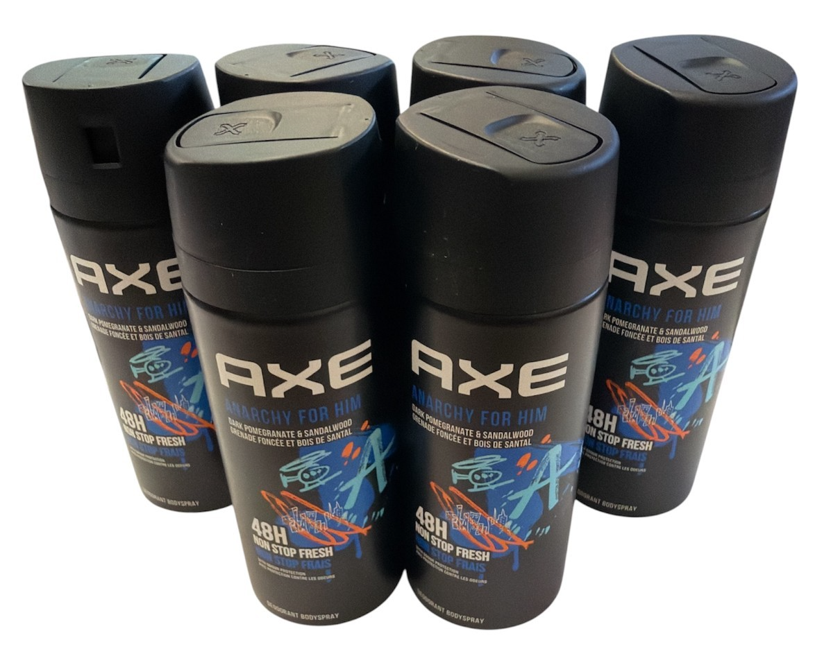 Axe Deospray Anarchy For Him Deodorant Bodyspray , 6x150ml - Bild 2