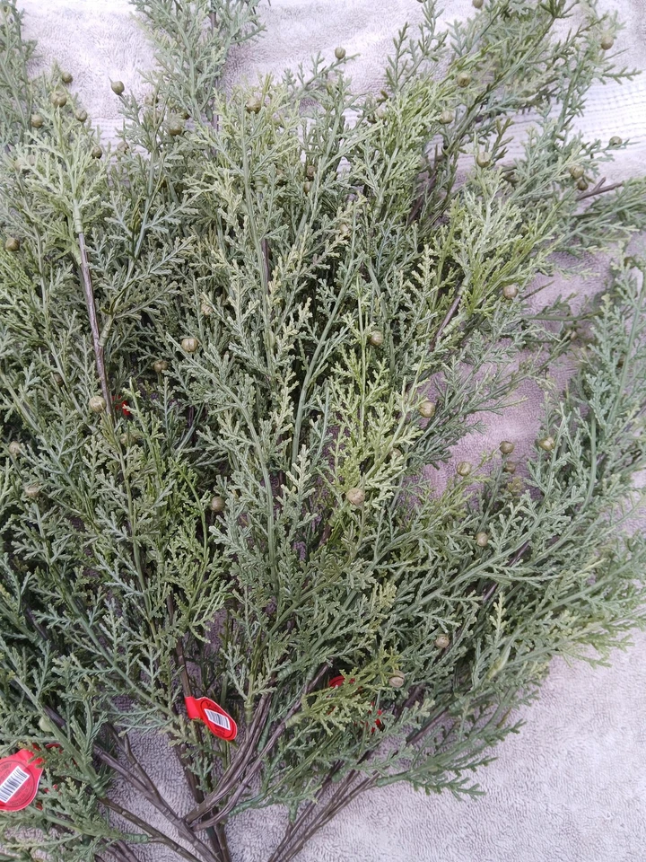 Хобби лобби искусственная сосна кедр Рождество цветочный стержень лот из 10 домашнего декора #3 - Изображение 3 из 4