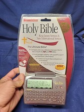 Franklin Electronic Holy Bible NKJ NIV BIB-1450 New Sealed