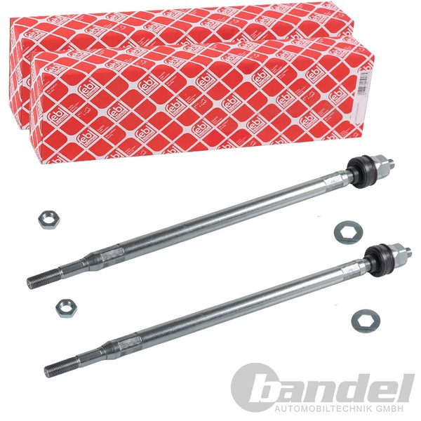 2X febi bilstein Axialgelenke Spurstangen Passend FüR Honda Civic Links+Rechts-image