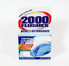 1 box 2000 Flushes Automatic Toilet Bowl Cleaner Blue plus Detergents Deodorizes