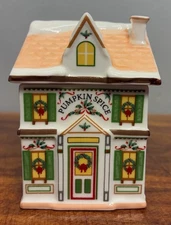 LENOX CHRISTMAS VILLAGE PUMPKIN SPICE JARS Holiday House - Single Replacements