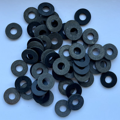 Gummischeiben - 18 mm O/D x 7,8 mm I/D x 2,2 mm Thk, verschiedene Mengen