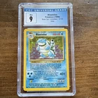 Pokémon Blastoise Base Set Unlimited 2/102 Holo CGC 9 Graded Card 1999