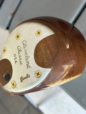 CLEVELAND CLASSIC  1 DRIVER Oil-Hardened TC15 Persimmon Head 42  -S400 S/S Shaft