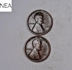 1909+1909 VDB Lincoln Wheat Cent Set/Lot ~ VF/XF ~ 2 Coins ~ ZWL78