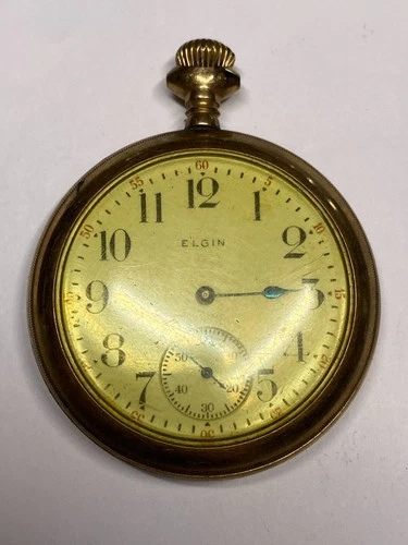 Antique Elgin Pocket Watch, Pre-Owned, Doesn't Run (36-#145)