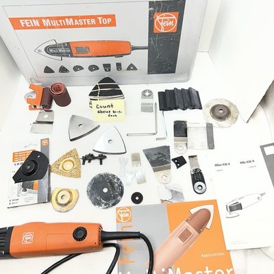 Fein MSxe 636 II MultiMaster Oscillating Multi-Tool / Metal Case Plus Acessories