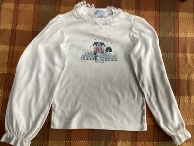 OshKosh B'Gosh Vintage 80's White Long Sleeve Shirt Size 6X