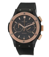 Hublot Classic Fusion King 521.CO.1181.RX Date Ceramic 18k Rose Gold 45MM Men's
