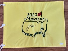 Jack Nicklaus Signed Autograph 2022 Masters Pin Flag JSA LOA