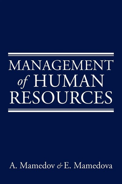 A. Mamedova (U. A.) | Management Of Human Resources | Taschenbuch | Englisch-image