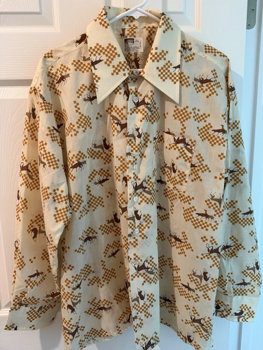 Polycotton 1970s Vintage Casual Shirts for Men | eBay