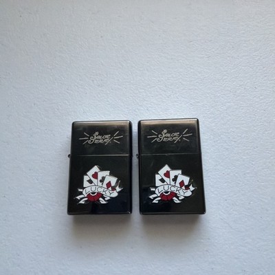 Him And Her Vintage Sailor Jerry 2006 Limited Edition Lighter